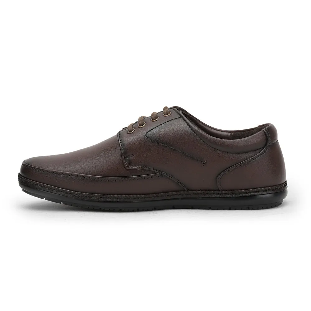 Fortune (Brown) Formal Lace Up Shoes For Men ER-61 By Liberty