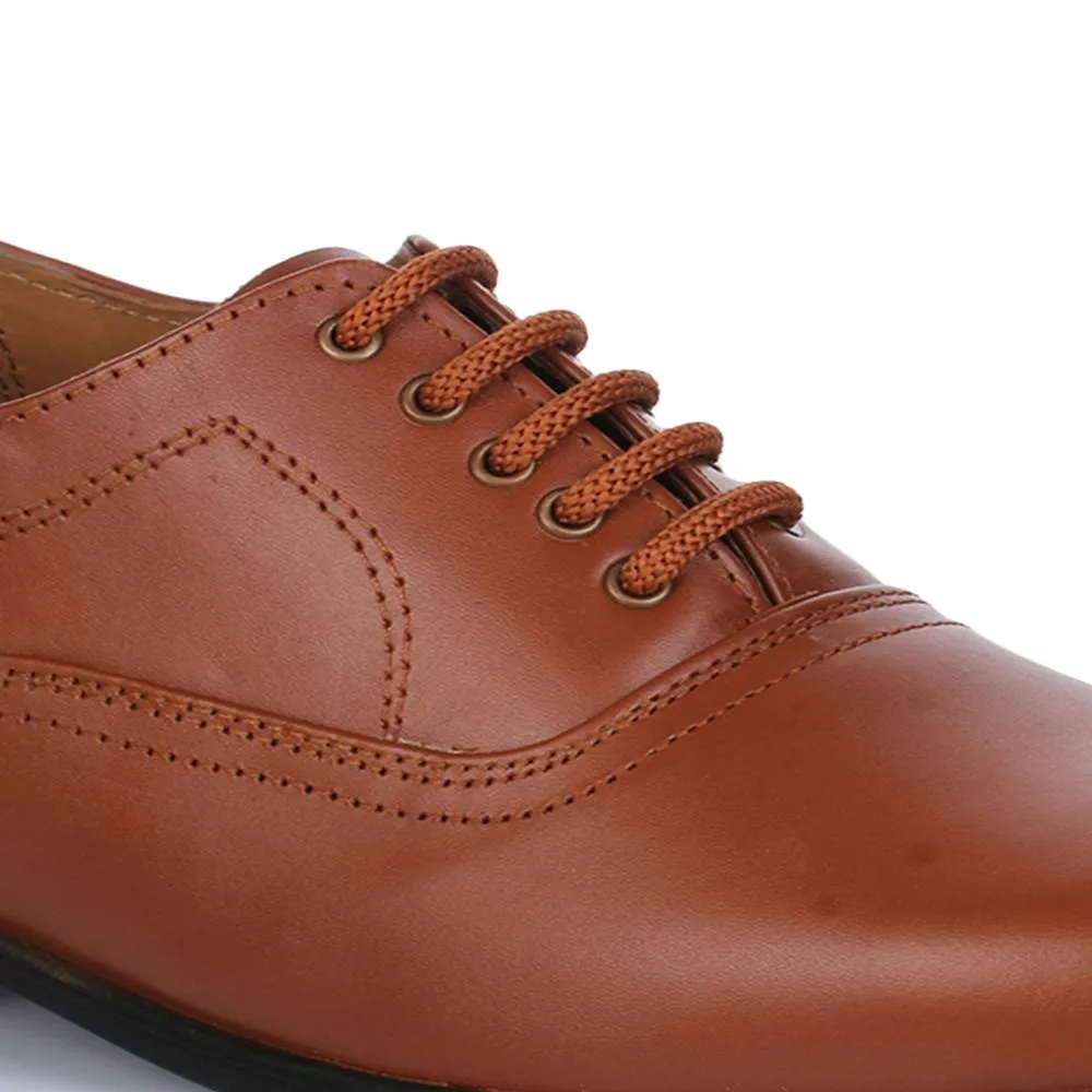 Fortune (Tan) Classic Oxford Shoes For Men 7168-04 By Liberty