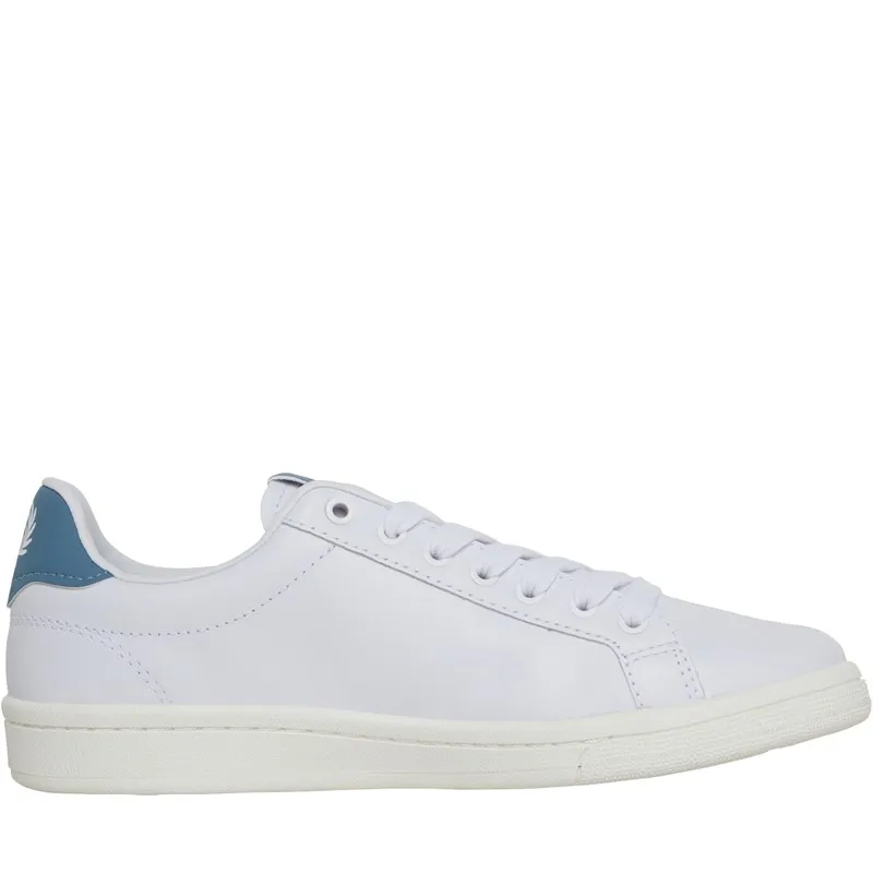 Fred Perry B721 Leather Trainers White