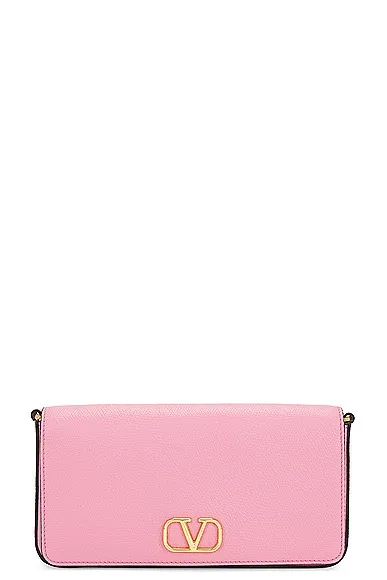 FWRD Renew Valentino Garavani V Logo Signature Shoulder Bag -        