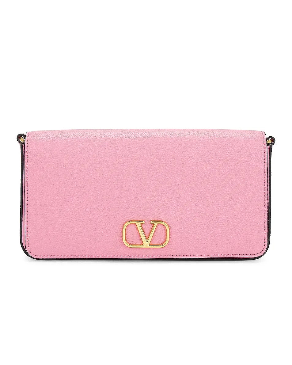 FWRD Renew Valentino Garavani V Logo Signature Shoulder Bag -        