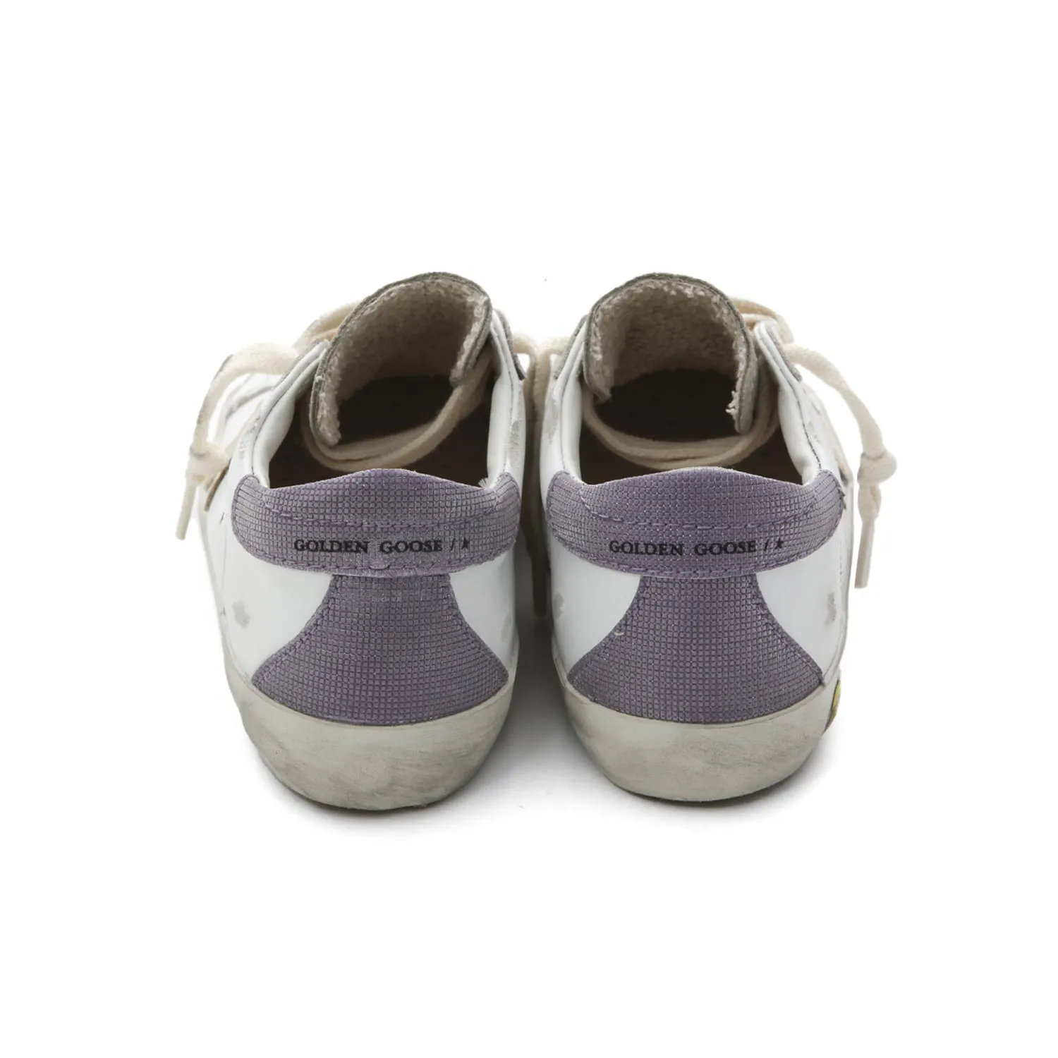 Golden Goose Gold And Lilac Sstar Sneakers For Baby Girls