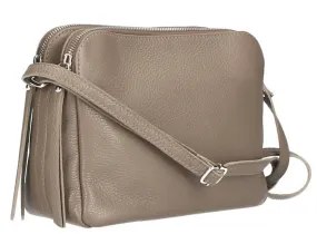 Handbag with shoulder strap woman fango fosca