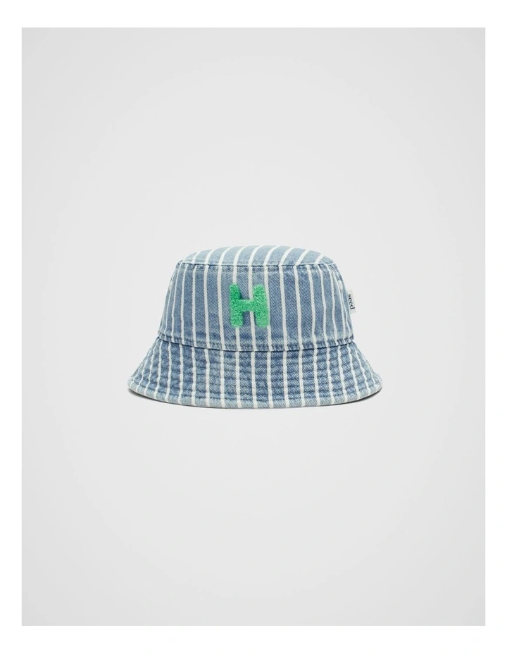 Initial Denim Sun Hat H in Multi