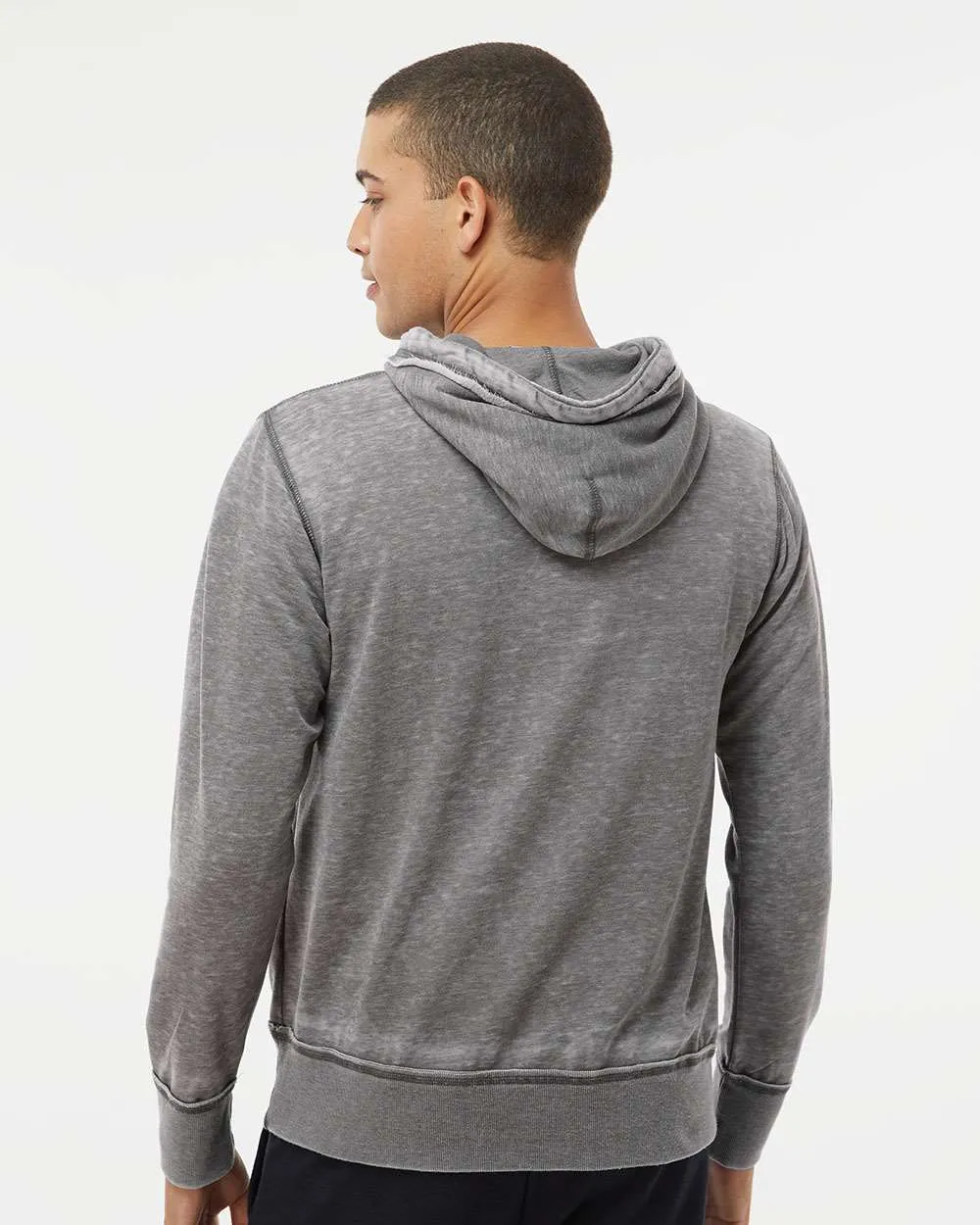 J America Vintage Zen Fleece Full-Zip Hooded Sweatshirt