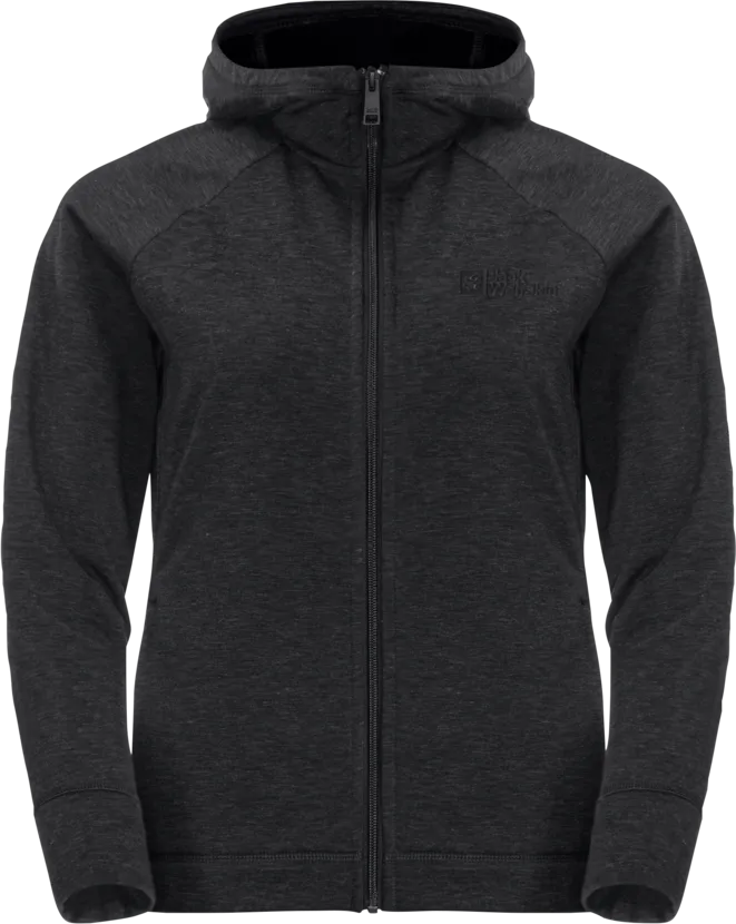 Jack Wolfskin Women's Waldsee Hooded Jacket Black | Buy Jack Wolfskin Women's Waldsee Hooded Jacket Black here | Outno