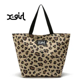 Japanese magazine gift X-girl Leopard waterproof Shoulder Bag