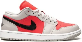 Jordan Air 1 Low Light Iron Ore Siren Red sneakers Neutrals