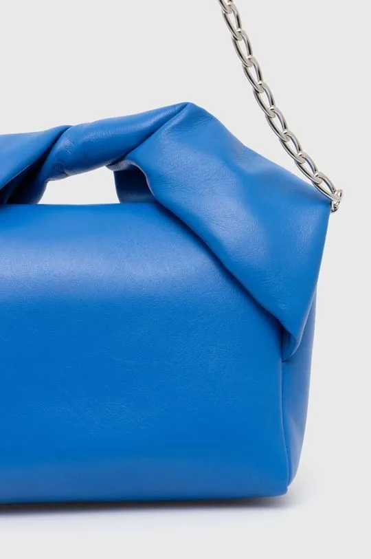 JW Anderson leather handbag Midi Twister Bag blue color HB0595.LA0315.830