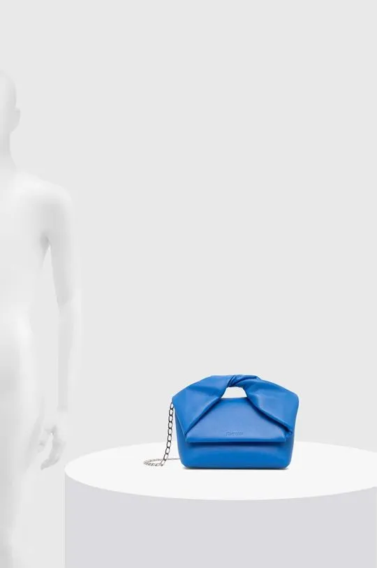 JW Anderson leather handbag Midi Twister Bag blue color HB0595.LA0315.830