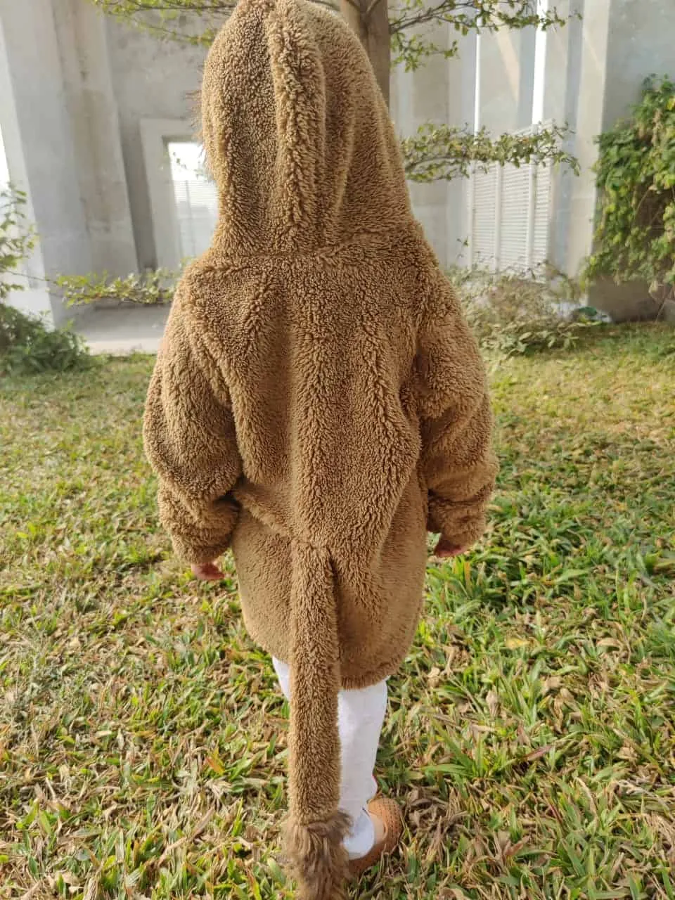 Kid's (Toddler) Cute Oversized Hoodie in Brown | The Monkey