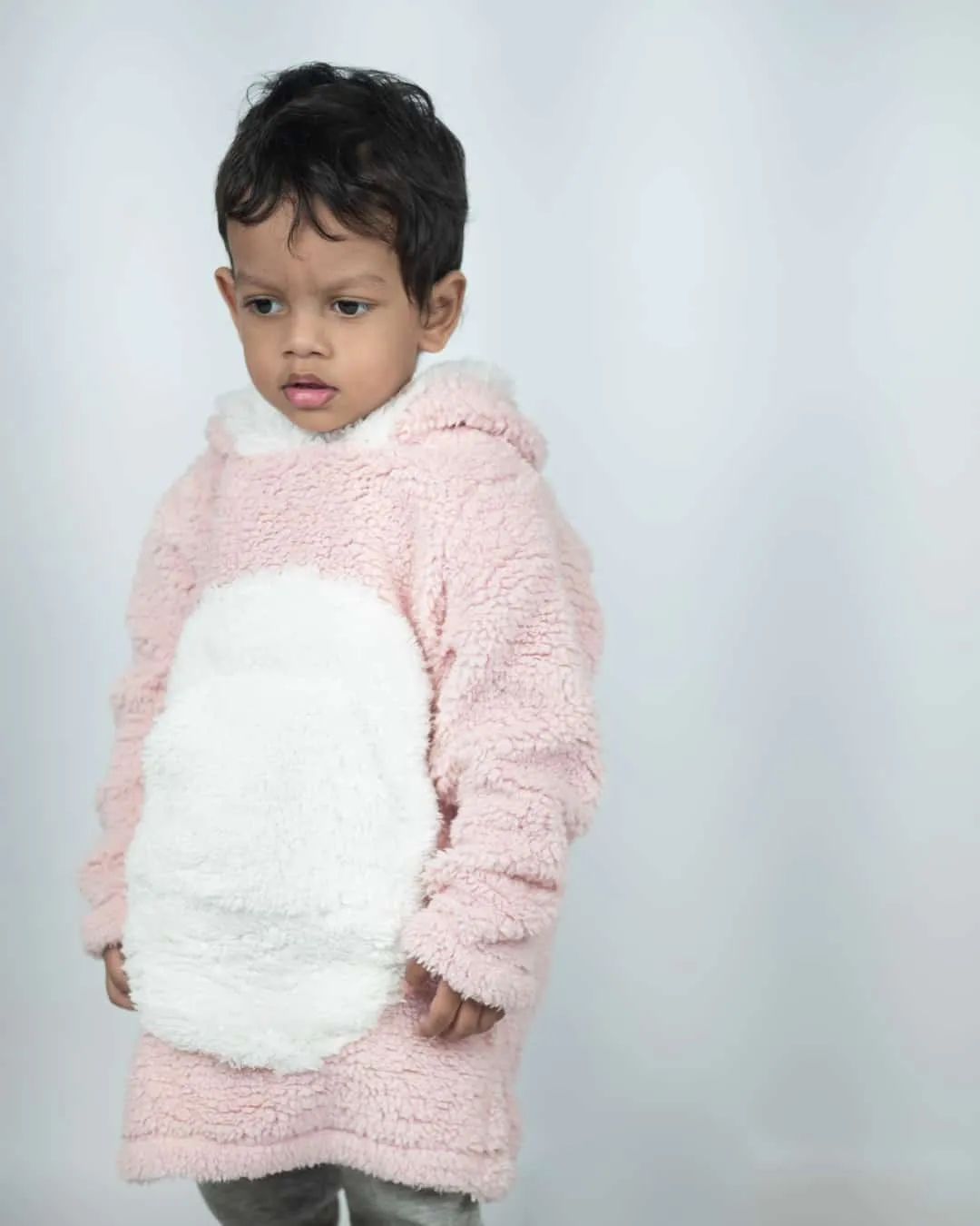 Kid's (Toddler) Cute Oversized Hoodie in Pink | The Sheep