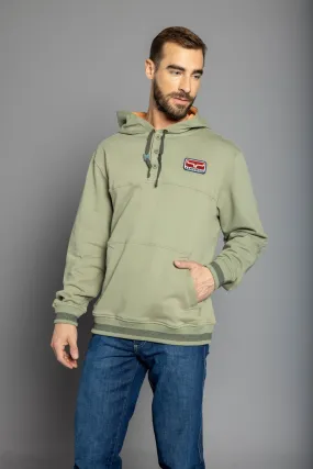 Kimes Ranch Mens Ranch Ready Sage 100% Cotton Hoodie