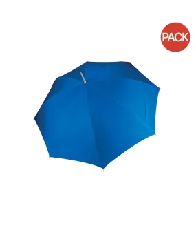 Kimood Unisex Auto Opening Golf Umbrella (Pack of 2) (Royal Blue) (One Size) - UTRW7021