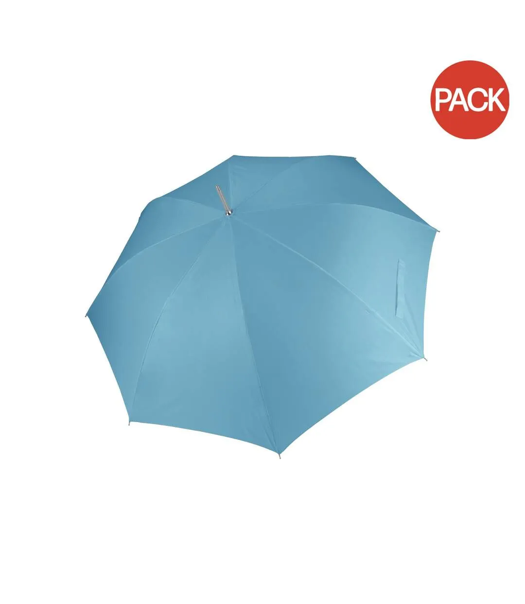 Kimood Unisex Auto Opening Golf Umbrella (Pack of 2) (Sky Blue) (One Size) - UTRW7021