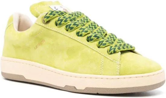 Lanvin Curb Lite suede sneakers Green