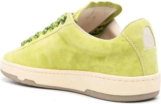 Lanvin Curb Lite suede sneakers Green