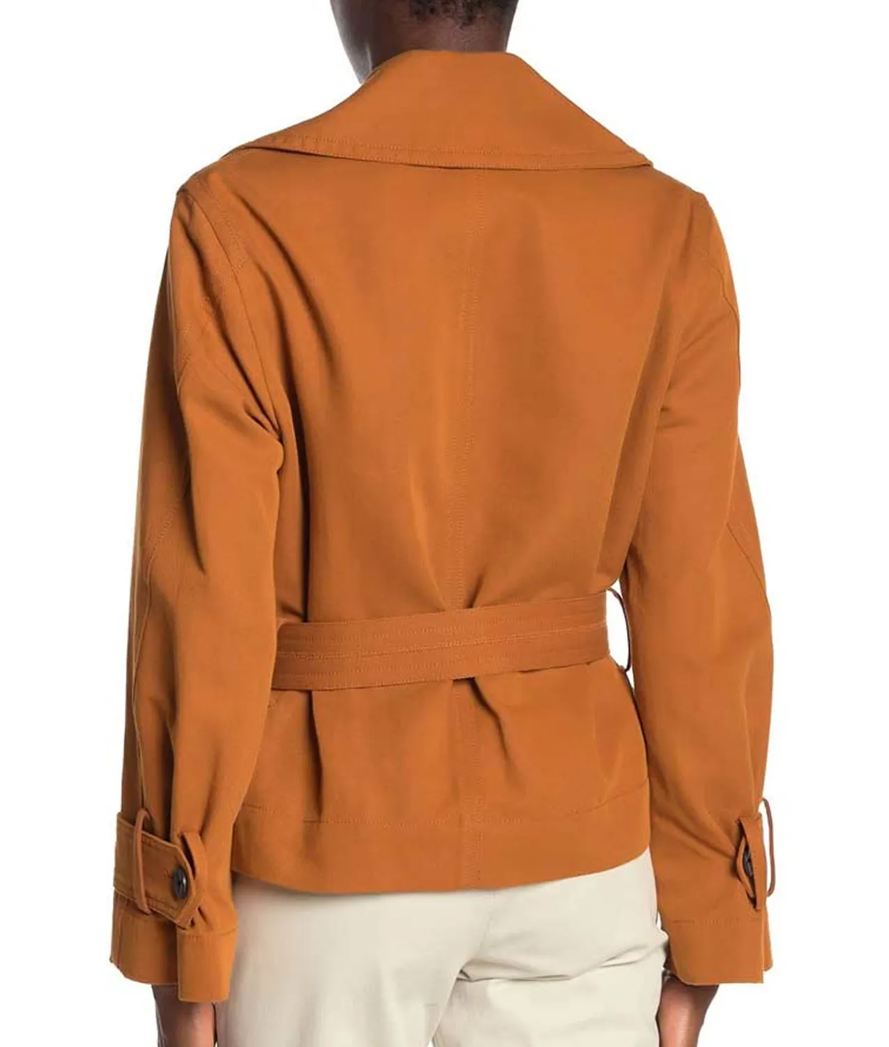 L.A.’s Finest S02 Nancy McKenna Cropped Belted Jacket | Abbraci