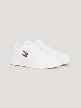 Leather Contrast Panel Cupsole Trainers | Sneakers | Tommy Jeans