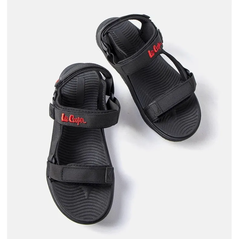 Lee Cooper Black sports sandals LCW-23-34-1696M