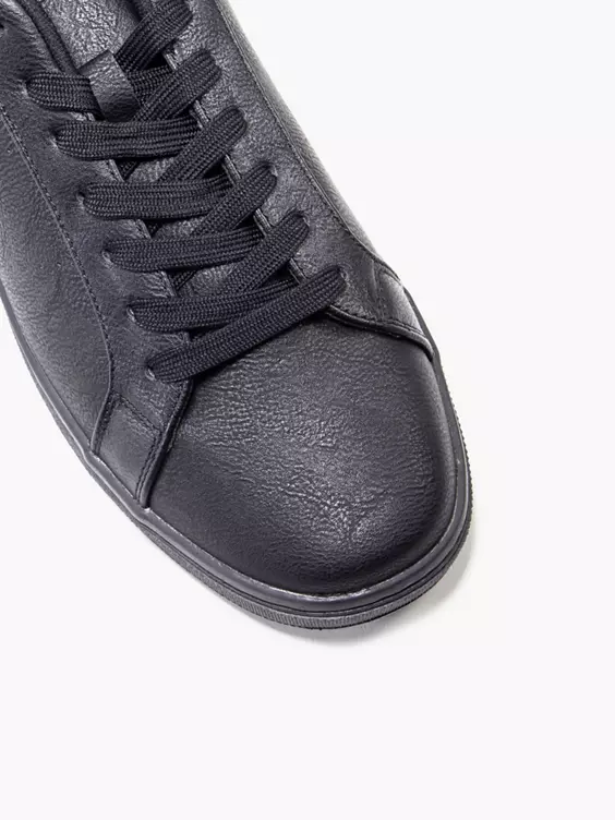 Levis  Black Piper Lace Up Casual Trainers