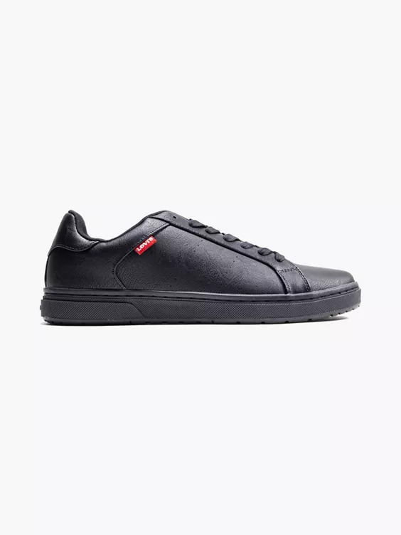 Levis  Black Piper Lace Up Casual Trainers