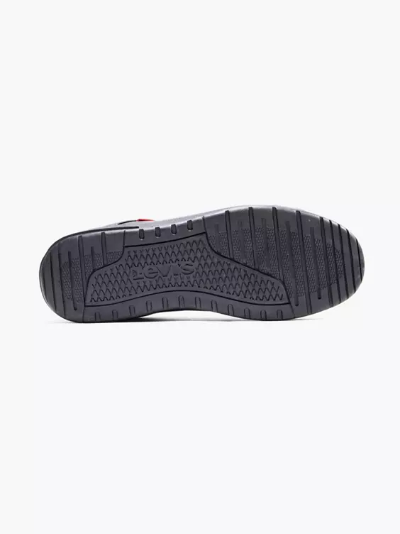 Levis  Black Piper Lace Up Casual Trainers