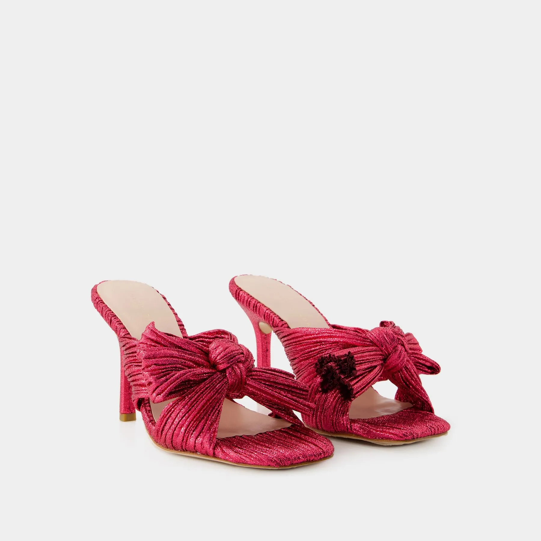 Loeffler Randall  Claudia Sandals - Loeffler Randall - Synthetic Leather - Fuchsia