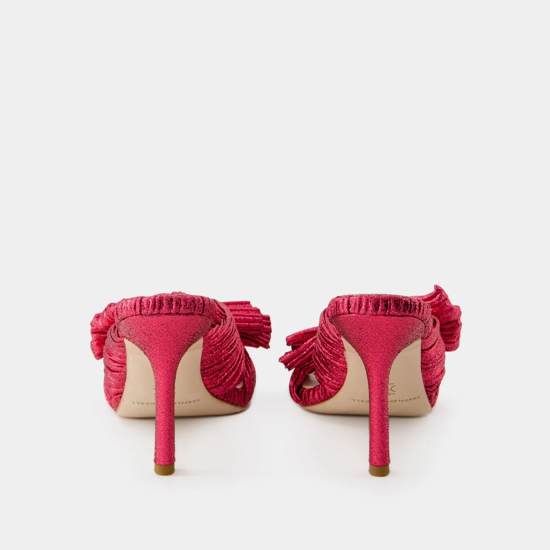 Loeffler Randall  Claudia Sandals - Loeffler Randall - Synthetic Leather - Fuchsia