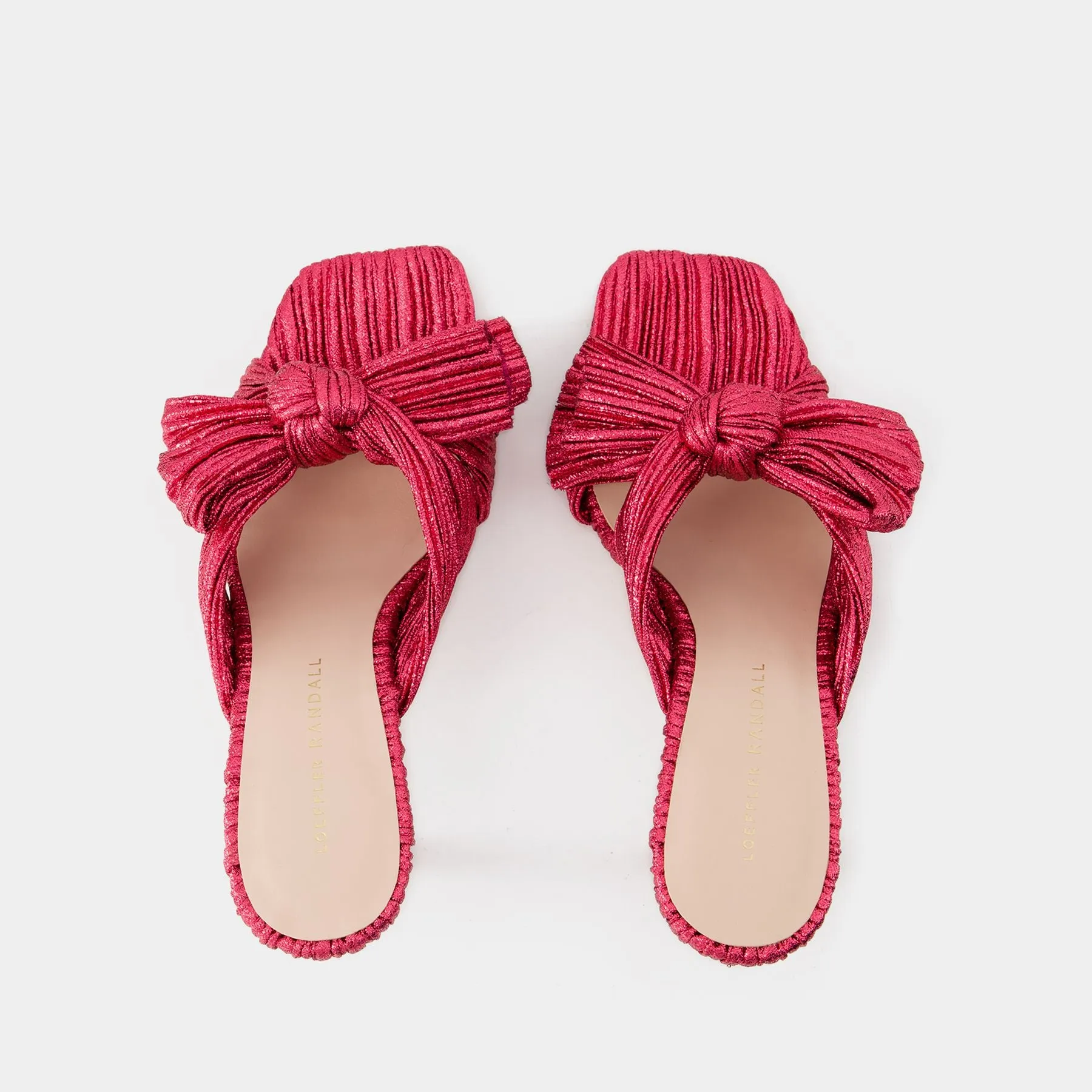 Loeffler Randall  Claudia Sandals - Loeffler Randall - Synthetic Leather - Fuchsia