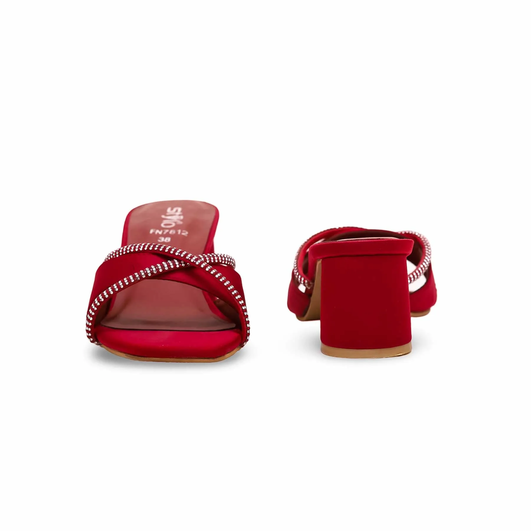 Maroon Fancy Slipper FN7812