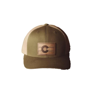 Men's Range Leather Colorado Flag Snapback Hat