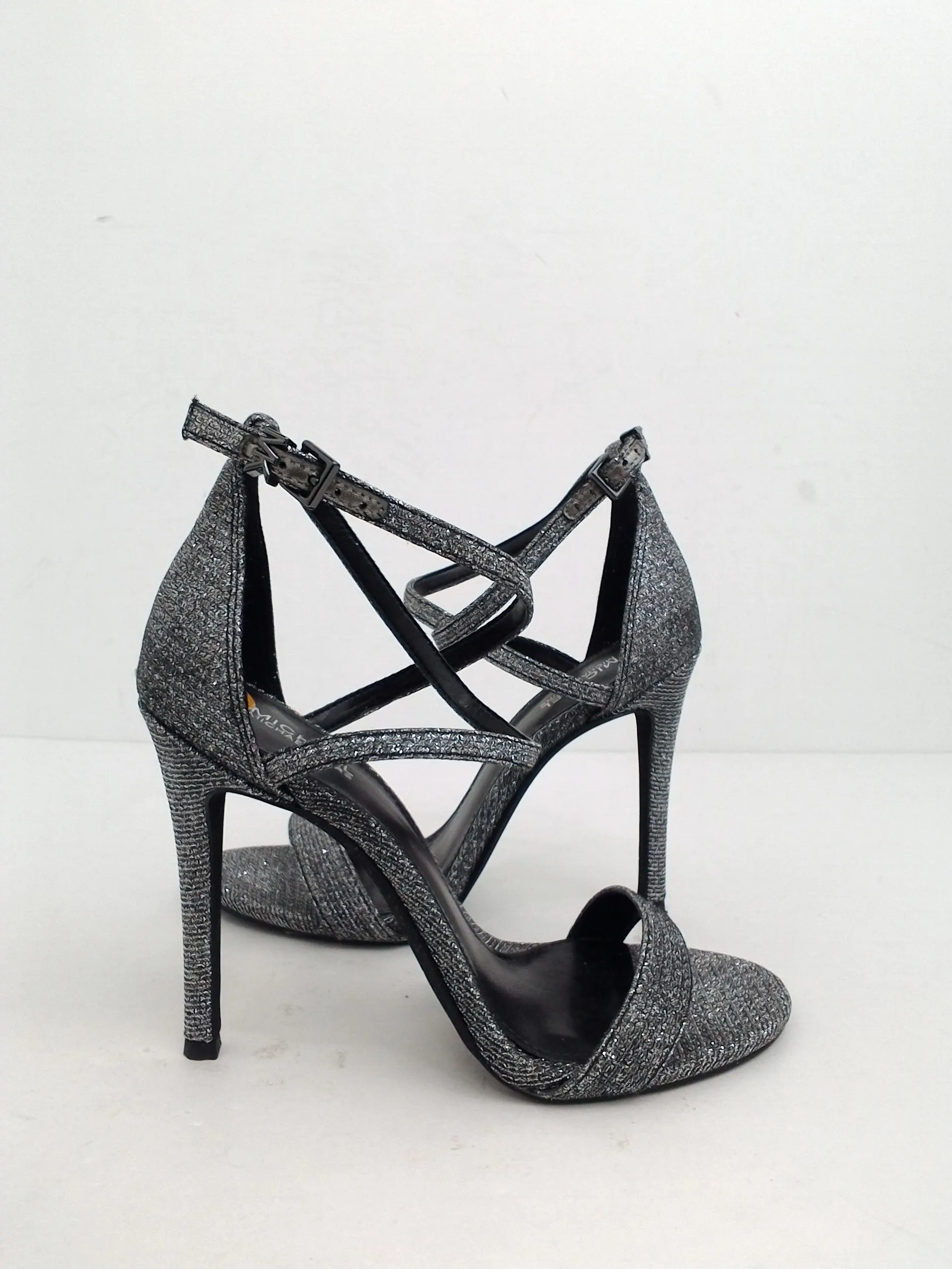 Michael Kors Women's Pewter Heeled Sandals Size 6 M