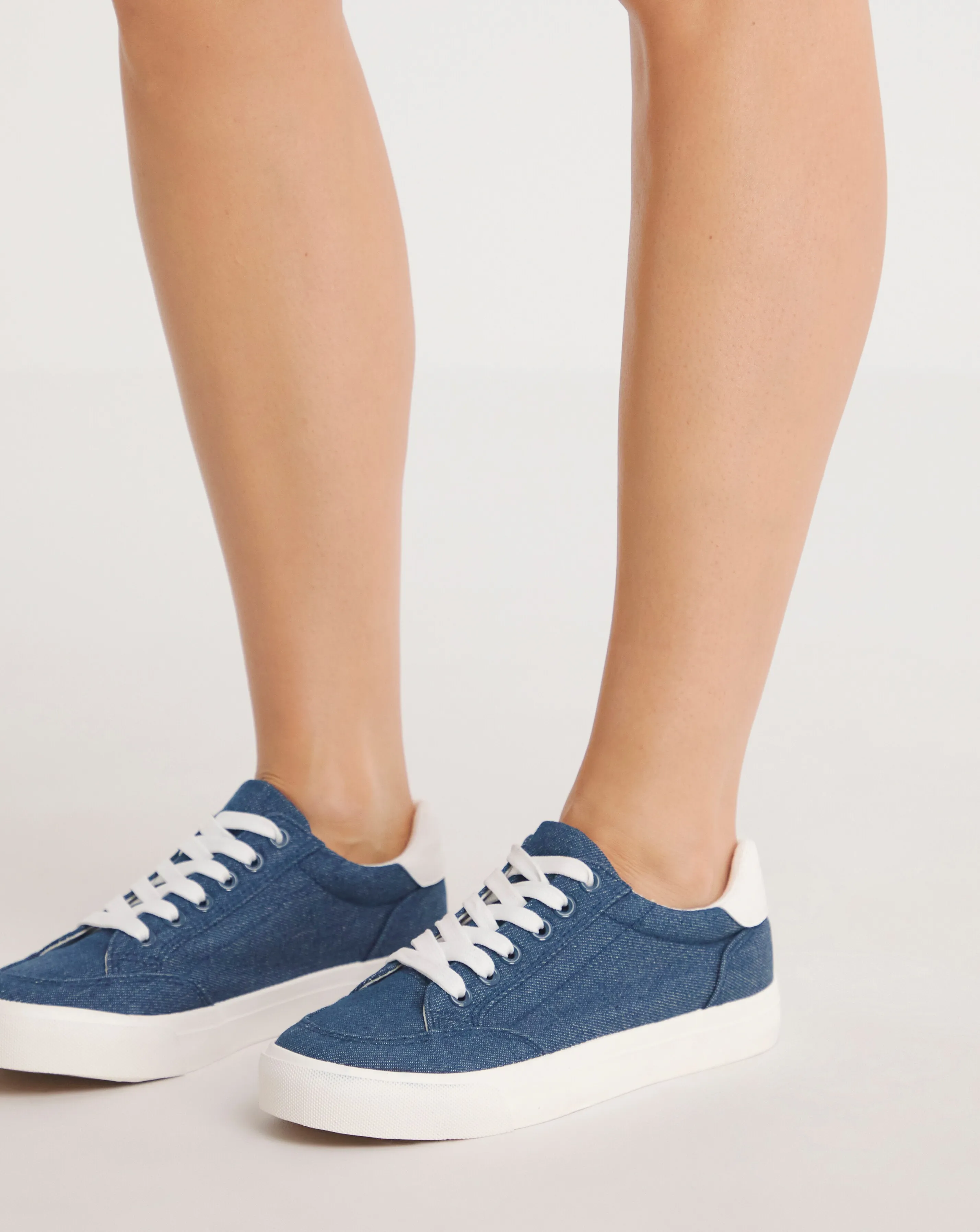 Millie Classic Lace Up Trainers Wide E Fit | Simply Be