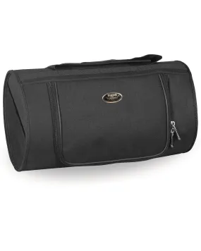 Milwaukee Leather Black Textile Roll Top Bag