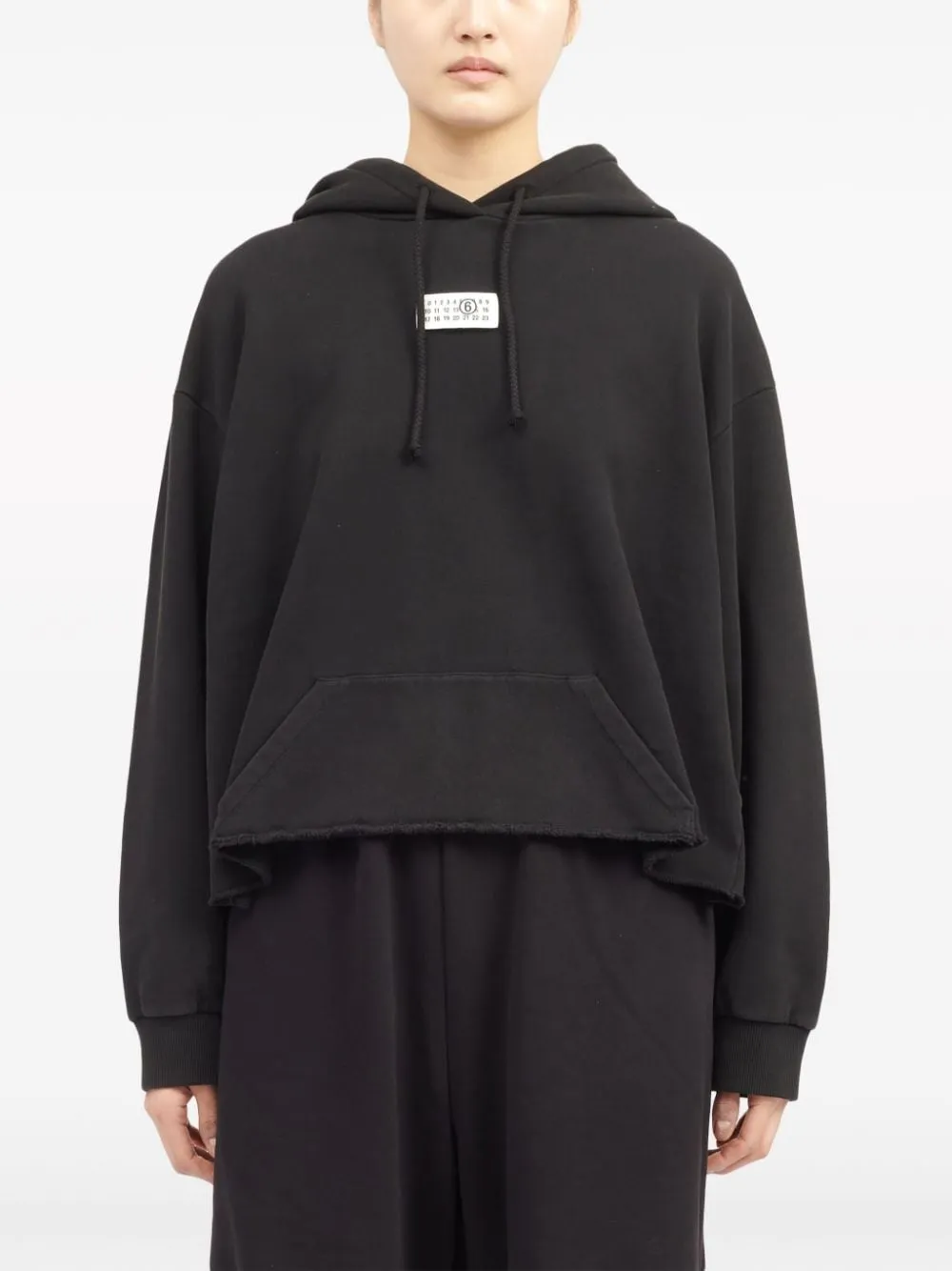 Mm6 Maison Margiela    Mm6 Maison Margiela Logo Cotton Hoodie