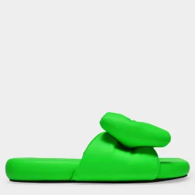 Nappa Extra Padded Slipper 5500 Green No Colo Slides