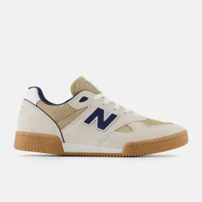 NB Numeric Tom Knox 600 Sneakers - Sea Salt with NB Navy