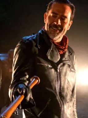 Negan Smith The Walking Dead: Dead City Leather Jacket