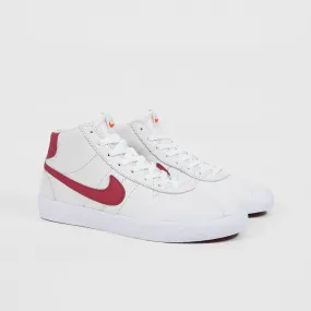 Nike SB - Bruin High Orange Label Shoes - White / Sweet Beet