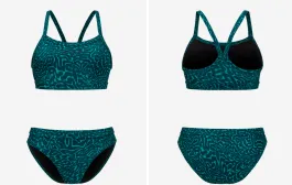 Orca Core Womens Bikini - Green Diploria