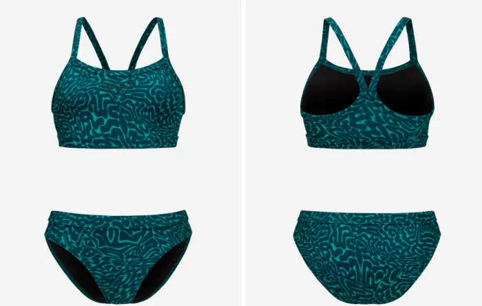 Orca Core Womens Bikini - Green Diploria