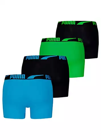 Pack of 4 Boxer Shorts by Puma | Look Again