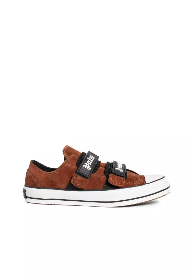 Palm Angels PALM ANGELS - Palm Angels Velcro Vulcanized Low Sneakers - Brown