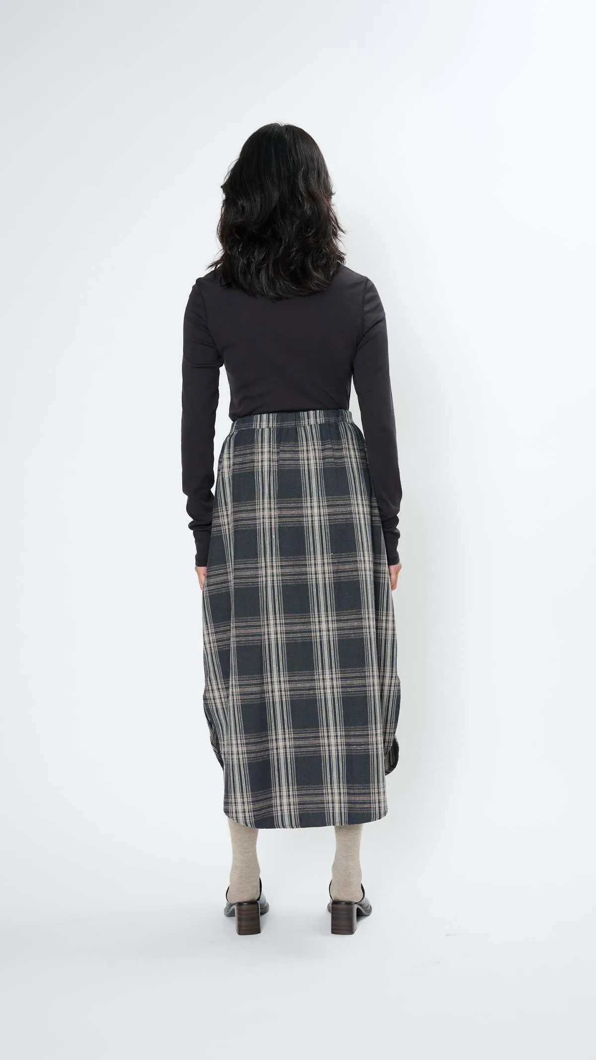 Placket Skirt - Plaid