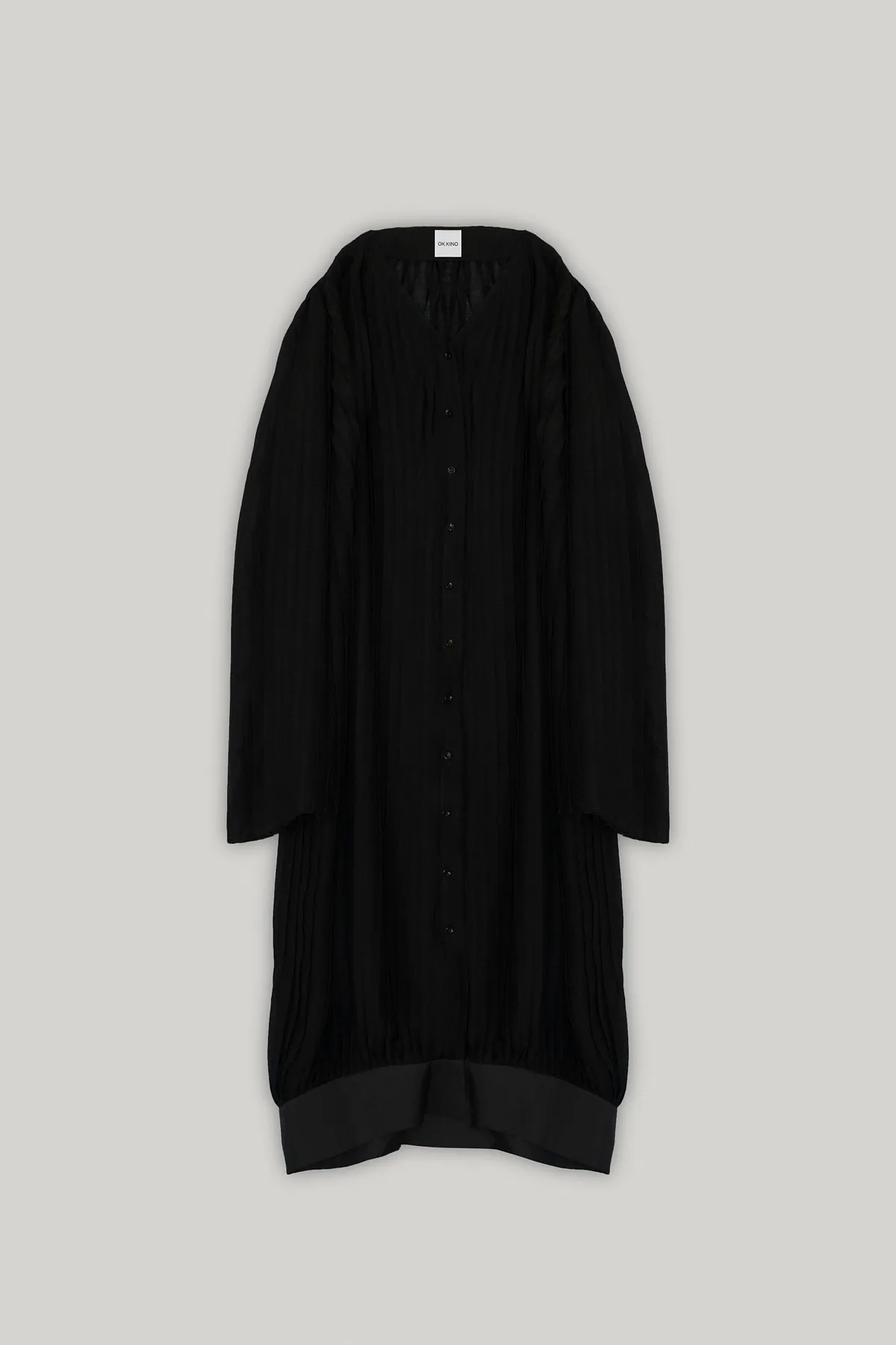 Pleated Dress - Black