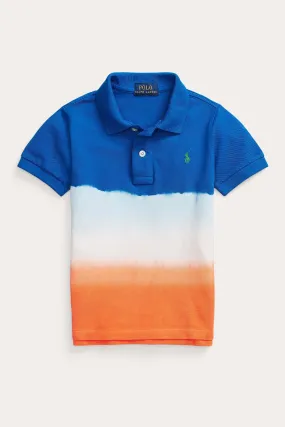 Polo Ralph Lauren Kids 5-7 Ya Erkek ocuk Degrade Polo Yaka T-shirt