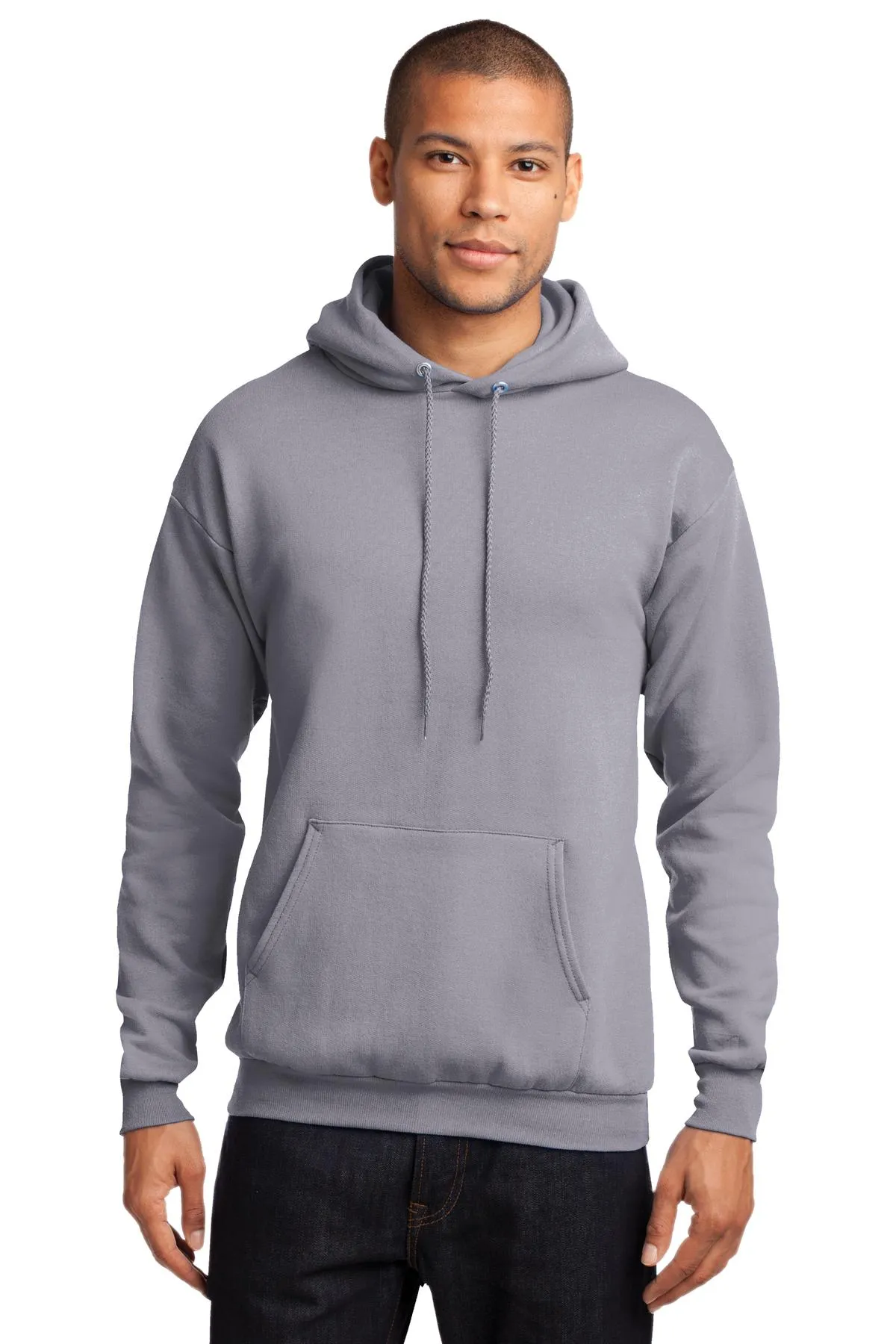 Port & Company Men's Core Fleece Pullover Hooded Sweatshirt. PC78H 2 of 4