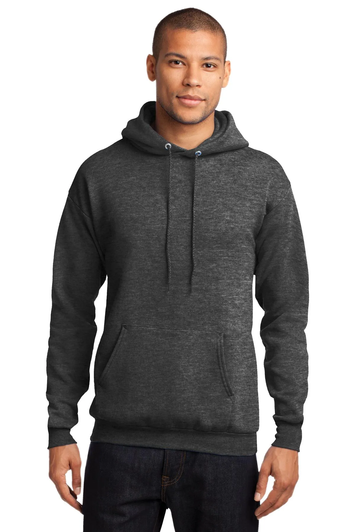 Port & Company Men's Core Fleece Pullover Hooded Sweatshirt. PC78H 2 of 4