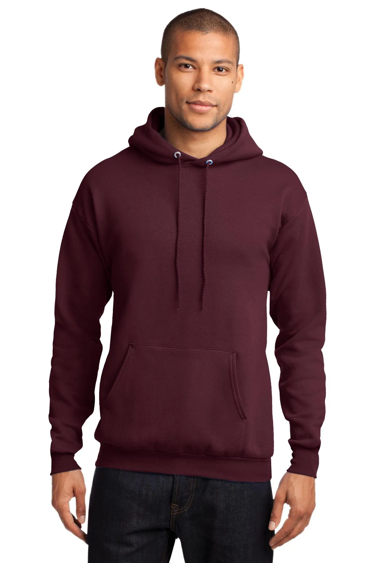 Port & Company Men's Core Fleece Pullover Hooded Sweatshirt. PC78H 2 of 4